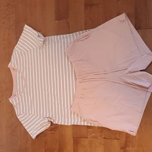 PAJAMAS FOR WOMEN COTTON SHORT SLEEPWEAR SET